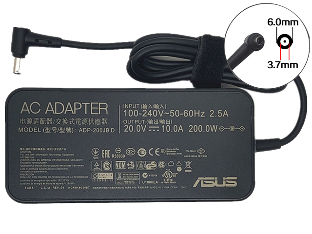 ASUS TUF Gaming A15 FA507RC Power Supply AC Adapter Charger