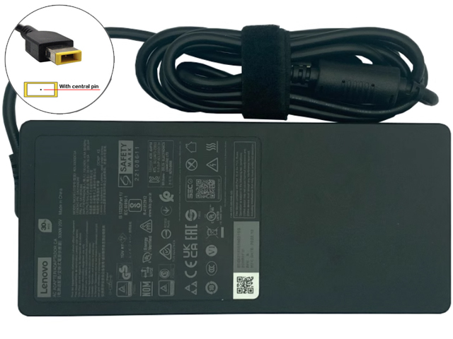 Lenovo 20V 16.5A 330W Rectangle yellow Power Supply AC Adapter Charger